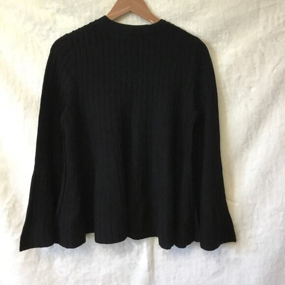 COS Black Wool Texture Stripe Sweater - Picture 7 of 16